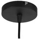 CONNOR 10001231 Vintage Κρεμαστό Φωτιστικό Οροφής Μονόφωτο Μαύρο Μεταλλικό με Γυαλί Καμπάνα Φ20 x Y21cm - 7
