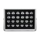 FLOODKENA 999-0274 Προβολέας Σποτ Wall Washer LED 40W 3400lm 120° AC 220-240V Αδιάβροχο IP67 Πολύχρωμο RGBW - Bridgelux SMD Chip - Γκρι Ανθρακί - Μ24.5 x Π6 x Υ16.3cm - 3 Χρόνια Εγγύηση - 2