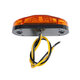 79908 Πλευρικά Φώτα Όγκου Φορτηγών LED 2xSMD2835 DC 10-30V 2W 134lm IP66 Πορτοκαλί - Μ6.5 x W3 x H1.8cm - 4