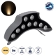  TREEPINA 90682 Κυρτή Μπάρα Φωτισμού Wall Washer για Φυτά - Δέντρα LED 9W 990lm 30° DC 24V Αδιάβροχο IP65 Θερμό Λευκό 2700K Dimmable - Bridgelux SMD Chip - Γκρι Ανθρακί - Μ20.5 x Π5.5 x Υ12cm - 3 Χρόνια Εγγύηση - 1