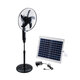 SOLARA-FAN 85356 Solar Fan Αυτόνομος Ηλιακός Επιδαπέδιος Ανεμιστήρας 25W 2 Λειτουργιών Ρεύματος με AC 220-240V ή με Φωτοβολταϊκό Panel 9V 12W & Επαναφορτιζόμενη Μπαταρία Li-ion 7.4V 4400mAh - 3 Ταχύτητες - Ενσωματωμένο USB 2.0 Charger Συσκευών - IP20 - Μ44 x Π37.5 x Υ132cm - Μαύρο - 2 Yea - 2