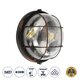 BOATLIGHT 61624 Vintage Φωτιστικό Καραβοχελώνα Τοίχου & Οροφής με Ντουί 2 x E27 AC 220-240V Αδιάβροχο IP65 - Χάλκινο Παλαιωμένο Εφέ Σκουριάς Ματ - Μ24 x Π24 x Υ11cm - 1