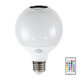 76072 Λάμπα LED E27 G95 Γλόμπος 12W 780lm 260° με Ενσωματωμένο Bluetooth Ηχείο 3W AC 220-240V IP20 Φ9.5 x Υ13.5cm - Εναλλαγή Φωτισμού μέσω Τηλεχειριστηρίου & Μέσω Smart Home Εφαρμογής HappyLighting APP - Πολύχρωμο RGBW - 2 Years Warranty - 1