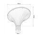 TOPIS GLB-103-0020 Φωτιστικό Κεφαλής Post Top Πλατείας/Πάρκου/Κήπου LED 50W 4500lm 360° AC 220-240V Αδιάβροχο IP65 Θερμό Λευκό 2700K - Sanan SMD Chip - Μαύρο Ματ - Μ50 x Π50 x Υ39cm - 3 Χρόνια Εγγύηση - 5