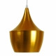 Μοντέρνο Κρεμαστό Φωτιστικό Οροφής Μονόφωτο Χρυσό Μεταλλικό Καμπάνα Φ24  NADONG 01544 - 3