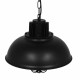 Vintage Industrial Κρεμαστό Φωτιστικό Οροφής Μονόφωτο Μαύρο Μεταλλικό Πλέγμα Φ33  HARROW BLACK 01571 - 4