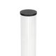 CYLIS GLB-103-0014 Φωτιστικό Κολωνάκι Κήπου LED 15W 1350lm 360° AC 220-240V Αδιάβροχο IP65 Θερμό Λευκό 2700K - Sanan SMD Chip - Μαύρο Ματ - Μ13 x Π13 x Υ80cm - 3 Χρόνια Εγγύηση - 4