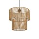 ROXXI 205-0019 Boho Κρεμαστό Φωτιστικό Οροφής με Ντουί 1 x E27 AC 220-240V IP20 - Μπεζ - M35 x Π35 x Υ37cm - 2