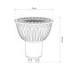 kelvo® KYRON DARK 36° KLV-103-0010 Σποτ GU10 MR16 με Honeycomb Anti-Glare Reflector LED 7W 840lm CRI (Ra) ≥ 90 36° AC 220-240V IP20 Φυσικό Λευκό 4500K Dimmable - Bridgelux COB Chip - Γκρι Ανθρακί & Μαύρο Ματ - Μ5 x Π5 x Υ5.7cm - 3 Χρόνια Εγγύηση - 5