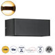 CIRCOA 60544 Μοντέρνο Φωτιστικό Τοίχου - Απλίκα LED 10W 1000lm 60° AC 220-240V Αδιάβροχο IP44 Θερμό Λευκό 2700K - Bridgelux COB Chip & TÜV SÜD Driver - Μαύρο Ματ - Μ20 x Π8 x Υ10cm - 5 Χρόνια Εγγύηση - 1