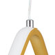 ROSE 61066 Κρεμαστό Φωτιστικό Οροφής Design LED CCT 22W 2640lm 300° AC 220-240V - Εναλλαγή Φωτισμού μέσω Διακόπτη On/Off All In One Ψυχρό 6000k+Φυσικό 4500k+Θερμό 2700k Μ24 x Π22 x Υ24cm - Χρυσό Βούρτσας - 7