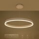 kelvo® VENOM KLV-101-0191 Κρεμαστό Φωτιστικό Οροφής LED 67W 6700lm 120° AC 220-240V IP20 Ρυθμιζόμενο Λευκό CCT με Χειριστήριο από 2700K έως 6000K Dimmable - Lumileds SMD Chip - Λευκό Ματ - Μ80 x Π80 x Υ6.5cm - 3 Χρόνια Εγγύηση - 12
