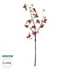 Artificial Garden RED HOLLY BERRIES FRUIT BRANCH 21430 Τεχνητό Διακοσμητικό Κλαδί Κόκκινο Γκί Y90cm