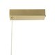 kelvo® GLOW KLV-101-0167 Κρεμαστό Φωτιστικό Οροφής LED 45W 4500lm 360° AC 220-240V IP20 Ρυθμιζόμενο Λευκό CCT με Χειριστήριο από 2700K έως 6000K Dimmable - Lumileds SMD Chip - Χρυσό Πλατίνα - Μ180 x Π30 x Υ40cm - 3 Χρόνια Εγγύηση - 12