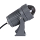 SPOTFENIA 90136 Αρχιτεκτονικό Σποτ Φωτισμου LED 10W 850lm 5° DC 24V Αδιάβροχο IP65 Μπλε Dimmable - Bridgelux COB Chip - Γκρι Ανθρακί - Μ7 x Π7 x Υ12cm - 3 Χρόνια Εγγύηση - 4