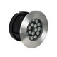 UNDERGROUND-SINA 90573 Χωνευτό Φωτιστικό Σποτ Δαπέδου LED 18W 1530lm 15° DC 24V Αδιάβροχο IP68 Φ20 x Υ11cm RGBW DMX512 - Ανοξείδωτο Ατσάλι - 3 Χρόνια Εγγύηση - 3
