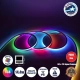  NEONIO-A 90753 Ψηφιακή Pixel Addressable Ταινία Neon Flex LED 14.4W/m 864lm/m 90° DC 12V Αδιάβροχο IP65 60 x SMD5050 Chip/m 20 x Pixel/m Πολύχρωμο RGB Dimmable SPI/TTL Protocol IC SM16703P/WS2811/WS2812 - Sanan SMD Chip - Μ1000 x Π1.4 x Υ1.4cm - Ρολό 10 Μέτρων - 3 Χρόνια Εγγύηση