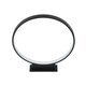 LUNEA GLB-103-0009 Φωτιστικό Κολωνάκι Κήπου LED 15W 1350lm 120° AC 220-240V Αδιάβροχο IP65 Θερμό Λευκό 2700K - Sanan SMD Chip - Μαύρο Ματ - Μ45 x Π7 x Υ50cm - 3 Χρόνια Εγγύηση - 7