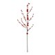 Artificial Garden RED HOLLY BERRIES FRUIT BRANCH 21429 Τεχνητό Διακοσμητικό Κλαδί Κόκκινο Γκί Y108cm - 2