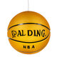 SPALDING NBA 00649 Μοντέρνο Κρεμαστό Παιδικό Φωτιστικό Οροφής Μονόφωτο Πορτοκαλί Γυαλίνο Φ25 x Υ25cm - 6
