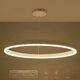 kelvo® VENOM KLV-101-0194 Κρεμαστό Φωτιστικό Οροφής LED 75W 7500lm 120° AC 220-240V IP20 Ρυθμιζόμενο Λευκό CCT με Χειριστήριο από 2700K έως 6000K Dimmable - Lumileds SMD Chip - Λευκό Ματ - Μ100 x Π100 x Υ6.5cm - 3 Χρόνια Εγγύηση - 12