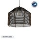 VORK 205-0027 Boho Κρεμαστό Φωτιστικό Οροφής με Ντουί 1 x E27 AC 220-240V IP20 - Μαύρο - M40 x Π40 x Υ36cm VORK 205-0027 Boho Κρεμαστό Φωτιστικό Οροφής με Ντουί 1 x E27 AC 220-240V IP20 - Μαύρο - M40 x Π40 x Υ36cm