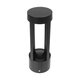 PRISM GLB-103-0018 Φωτιστικό Κολωνάκι Κήπου LED 8W 720lm 90° AC 220-240V Αδιάβροχο IP65 Θερμό Λευκό 2700K - Sanan SMD Chip - Μαύρο Ματ - Μ10.5 x Π10.5 x Υ30cm - 3 Χρόνια Εγγύηση - 8