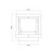 PRISM GLB-103-0017 Φωτιστικό Κολωνάκι Κήπου LED 10W 900lm 90° AC 220-240V Αδιάβροχο IP65 Θερμό Λευκό 2700K - Sanan SMD Chip - Μαύρο Ματ - Μ15 x Π15 x Υ16cm - 3 Χρόνια Εγγύηση - 7
