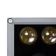 FLOOD-DENA 90488 Επιτοίχιος Προβολέας Wall Washer για Φωτισμό Κτιρίων - Απλίκα & Δαπέδου LED 30W 2850lm 5° DC 24V Αδιάβροχο IP67 Μ18.5 x Π13 x Υ12cm Φυσικό Λευκό 4500K - Γκρι Ανθρακί - 3 Years Warranty - 8