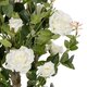 Artificial Garden WHITE ROSES 21069 Τεχνητό Διακοσμητικό Δέντρο Τριανταφυλλιά Μ50 x Π50 x Υ90cm - 3