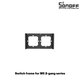 80084 SONOFF SwitchMan M5-80 Wall Frame 2 Way - L15.7 X W8.6 X H1.48CM