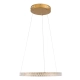 DIAMOND 61129 Μοντέρνο Κρεμαστό Φωτιστικό Οροφής LED 30W 3513lm 360° AC 220-240V IP20 Ρυθμιζόμενο Λευκό CCT με Χειριστήριο από 2700K έως 6000K Dimmable - Lumileds SMD Chip - Χρυσό Βούρτσας - Μ40 x Π40 x Υ3cm - 3 Χρόνια Εγγύηση - 3