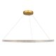 kelvo® DIAMOND KLV-101-0234 Κρεμαστό Φωτιστικό Οροφής LED 75W 7500lm 180° AC 220-240V IP20 Ρυθμιζόμενο Λευκό CCT με Χειριστήριο από 2700K έως 6000K Dimmable - Lumileds SMD Chip - Χρυσό Πλατίνα - Μ100 x Π100 x Υ3cm - 3 Χρόνια Εγγύηση - 4