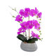 Artificial Garden HOT PINK ORCHID 21119 Διακοσμητικό Έντονο Ροζ Ορχιδέα Υ45cm - 2