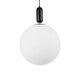kelvo® ESTETICO KLV-101-0381 Κρεμαστό Φωτιστικό Οροφής για Λάμπα με Ντουί E27 AC 220-240V IP20 - Μαύρο Ματ & Λευκό - Μ40 x Π40 x Υ58cm - 4