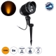 TREELIGHT-LINA 90650 Σποτ Φωτισμού Ειδικό για Φυτά - Δέντρα με Βάση Κήπου / Καρφωτό LED 6W 630lm 30° DC 24V Αδιάβροχο IP65 Μ10.5 x Π18 x Υ40cm Αρχιτεκτονικό Πορτοκαλί 2200K - Γκρι Ανθρακί - 3 Years Warranty
