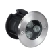 UNDERGROUND-FANI S-90979 Χωνευτό Φωτιστικό Σποτ Δαπέδου LED 12W 1080lm 60° DC 24V Αδιάβροχο IP68 Φ10 x Υ7.5cm Θερμό Λευκό 2700K - Ανοξείδωτο Ατσάλι - 3