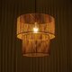 ROXXI 205-0019 Boho Κρεμαστό Φωτιστικό Οροφής με Ντουί 1 x E27 AC 220-240V IP20 - Μπεζ - M35 x Π35 x Υ37cm - 3