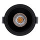 PLUTO-M 60257 Χωνευτό LED Spot Downlight TrimLess Φ8.4cm 10W 1250lm 38° AC 220-240V IP20 Φ8.4 x Υ5.9cm - Στρόγγυλο - Μαύρο & Anti-Glare HoneyComb - Θερμό Λευκό 2700K - Bridgelux COB - 5 Years Warranty - 6
