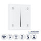 71452 S1-T SKYDANCE AC Smart RF 2.4Ghz & Αφής - Touch Triac Dimming AC100-240V σε AC100-240V 1 x 1.5A 360W - Max 1.5A 360W - IP20 - Λευκό Σώμα - Μ8.5 x Π8.5 x Υ3.2cm - 5 Years Warranty