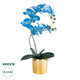 Artificial Garden BLUE ORCHID 21130 Διακοσμητικό Φυτό Μπλε Ορχιδέα Υ43cm - 1