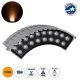 TREEJINA 90697 Κυρτή Μπάρα Φωτισμού Wall Washer για Φυτά - Δέντρα LED 18W 1530lm 10° DC 24V Αδιάβροχο IP67 Ultra Θερμό Λευκό 2200K Dimmable - Bridgelux SMD Chip - Γκρι - Μ29 x Π11 x Υ10.5cm - 3 Χρόνια Εγγύηση