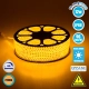 70503 Slim Ταινία Μονής Σειράς Epistar LED SMD 2835 1m 12W/m 96LED/m 1572lm/m 120° DC 230V Αδιάβροχη IP68 Ultra Θερμό Λευκό 2200K Dimmable