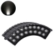 TREELIGHT-JINA 90694 Κυρτή Μπάρα Φωτισμού Wall Washer με Αντιθαμβωτική Γρίλια Ειδική για Φυτά - Δέντρα LED 18W 1710lm 10° DC 24V Αδιάβροχο IP67 L29 x W11 x H10.5cm Φυσικό Λευκό 4500K - Γκρι Ανθρακί - 3 Years Warranty - 2