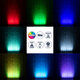 WASHER-DAIA S-90997 Μπάρα Φωτισμού Wall Washer LED 96W 10080lm 30° AC 230V Αδιάβροχο IP65 Μ52 x Π7.5 x Υ7cm Πολύχρωμο 4in1 RGBW DMX512 Display on Body - Ασημί - 9