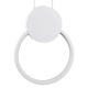  CYCLOS 61074 Μοντέρνο Κρεμαστό Φωτιστικό Οροφής LED 9W 900lm 300° AC 220-240V IP20 Ρυθμιζόμενο Λευκό CCT με On/Off 2700K/4500K/6000K - Lumileds SMD Chip - Λευκό Ματ - Μ21 x Π2.3 x Υ26.5cm - 3 Χρόνια Εγγύηση - 5