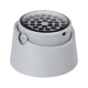 FLOODRANA 90491 Κινούμενος Προβολέας Σποτ Wall Washer LED 60W 5400lm 5° DC 24V Αδιάβροχο IP67 Θερμό Λευκό 2700K Dimmable - Bridgelux SMD Chip - Γκρι - Μ30 x Π30 x Υ21cm - 3 Χρόνια Εγγύηση - 3