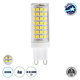 60390 Λάμπα LED G9 4W 584lm 360° AC 220-240V IP20 Φ1.86 x Υ6.3cm Ψυχρό Λευκό 6000K Dimmable - 3 Years Warranty
