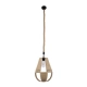 POLIA 01608 Boho Κρεμαστό Φωτιστικό Οροφής με Ντουί 1 x E27 AC 220-240V IP20 - Μπεζ - Μ30 x Π30 x Y42cm - 3