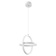 ALICE 61056 Μοντέρνο Κρεμαστό Φωτιστικό Οροφής LED 20W 2400lm 300° AC 220-240V IP20 Ρυθμιζόμενο Λευκό CCT με On/Off 2700K/4500K/6000K - Lumileds SMD Chip - Λευκό Ματ - Μ25 x Π22 x Υ25cm - 3 Χρόνια Εγγύηση - 3